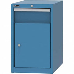 LISTA - 1 Drawer, 45 Compartment Bright Blue Steel Modular Storage Cabinet - USA Tool & Supply