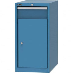 LISTA - 1 Drawer, 45 Compartment Bright Blue Steel Modular Storage Cabinet - USA Tool & Supply