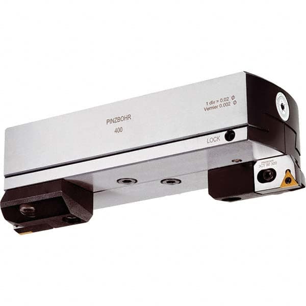 Techniks - Size D400, 11.417" Min Diam, Right Hand Modular Boring Cutting Unit Head - USA Tool & Supply
