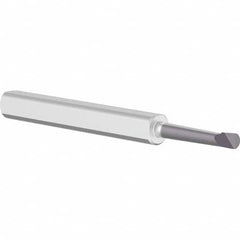 Criterion - 0.14" Min Bore Diam, 3/4" Max Bore Depth, 1/4" Shank Diam, Boring Bar - USA Tool & Supply