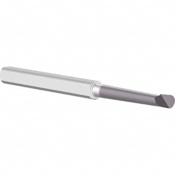 Criterion - 0.1" Min Bore Diam, 3/5" Max Bore Depth, 1/8" Shank Diam, Boring Bar - USA Tool & Supply