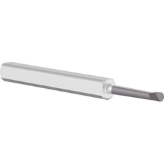 Criterion - 0.12" Min Bore Diam, 3/4" Max Bore Depth, 1/4" Shank Diam, Boring Bar - USA Tool & Supply