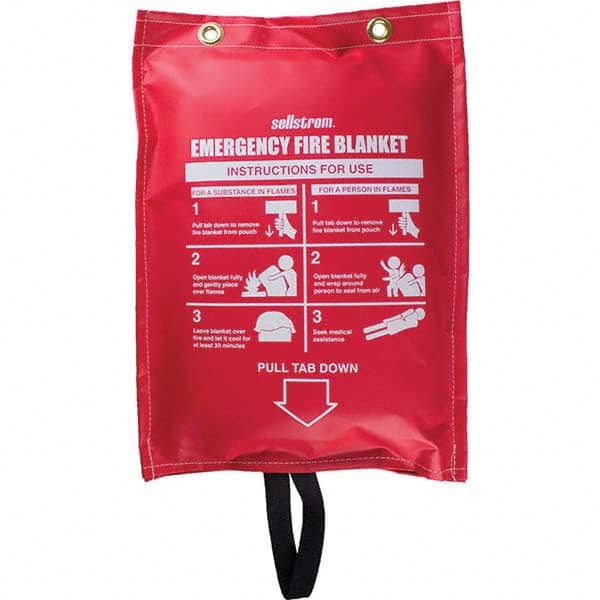 Sellstrom - Emergency & Rescue Blankets Type: Fire Blanket Material: Fiberglass - USA Tool & Supply