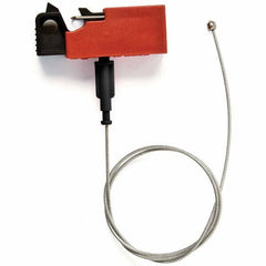 Brady - Cable Lockouts Cable Length (Feet): 0.167 Number of Lockout Points: 1 - USA Tool & Supply