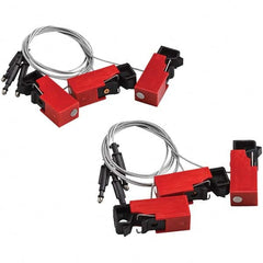 Brady - 1 6-Piece 1 Point Snap On Cable Lockout - USA Tool & Supply