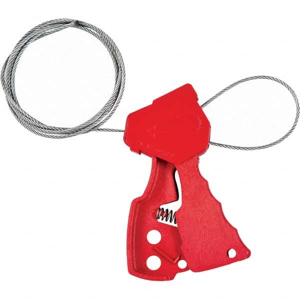 Brady - Cable Lockouts Cable Length (Feet): 6 Number of Lockout Points: 1 - USA Tool & Supply