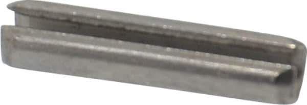 Value Collection - 1/8" Diam x 1/2" Long Slotted Spring Pin - Grade 18-8 Stainless Steel - USA Tool & Supply