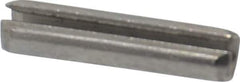 Value Collection - 1/8" Diam x 1/2" Long Slotted Spring Pin - Grade 18-8 Stainless Steel - USA Tool & Supply