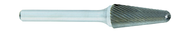 SL-7 -- 3/4 x 1-1/2 LOC x 1/4 Shank x 2 OAL 14 Degree Included Angle Carbide Medium Right Hand Spiral Burr - USA Tool & Supply