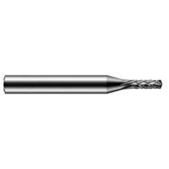 End Mills for Composites - 0.1250″ (1/8″) Cutter Diameter × 0.3750″ (3/8″) Length of Cut × 140° included Carbide Diamond Cut End Mill, 8 RH Teeth, 10 LH Teeth - USA Tool & Supply