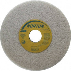 Norton - 7" Diam x 1-1/4" Hole x 1/2" Thick, H Hardness, 46 Grit Surface Grinding Wheel - Aluminum Oxide, Type 1, Coarse Grade, 3,600 Max RPM, Vitrified Bond, No Recess - USA Tool & Supply