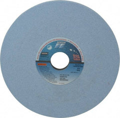 Norton - 8" Diam x 1-1/4" Hole x 1/2" Thick, I Hardness, 60 Grit Surface Grinding Wheel - Ceramic, Type 1, Medium Grade, 3,600 Max RPM, Vitrified Bond, No Recess - USA Tool & Supply