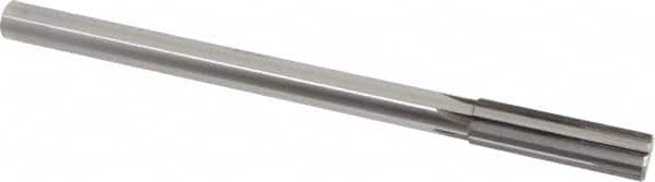 Made in USA - 0.641" Carbide-Tipped 6 Flute Chucking Reamer - USA Tool & Supply
