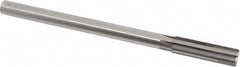 Made in USA - 0.641" Carbide-Tipped 6 Flute Chucking Reamer - USA Tool & Supply
