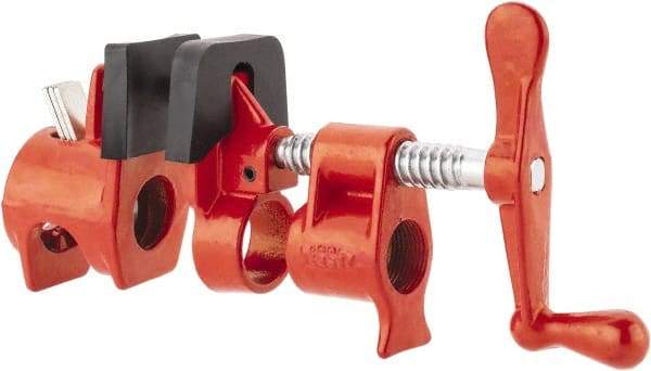 Bessey - 3/4" Pipe, 2-3/8" Throat Depth, Traditional Pipe Clamp - USA Tool & Supply