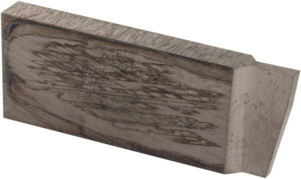 Thin Bit - 030SGI Grade Dura-Max 5000, 0.03" Cutting Width Carbide Grooving Insert - 0.09" Max Depth of Cut, Neutral, Uncoated - USA Tool & Supply