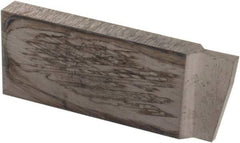 Thin Bit - 030SGI Grade Dura-Max 5000, 0.03" Cutting Width Carbide Grooving Insert - 0.09" Max Depth of Cut, Neutral, Uncoated - USA Tool & Supply