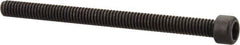 Value Collection - #1-72 UNF Hex Socket Drive, Socket Cap Screw - Alloy Steel, Black Oxide Finish, Partially Threaded, 1" Length Under Head - USA Tool & Supply
