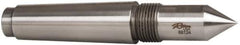 Riten - 1" Head Diam, Steel Long Point Solid Dead Center - 4MT Morse Taper, 1" Point Diam, 2-1/4" Point Length - USA Tool & Supply