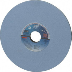 Norton - 8" Diam x 1-1/4" Hole x 1/2" Thick, K Hardness, 80 Grit Surface Grinding Wheel - Ceramic, Type 1, Medium Grade, 3,600 Max RPM, Vitrified Bond, No Recess - USA Tool & Supply