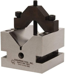 Suburban Tool - 1-5/8" Max Capacity, 90° Angle, Hardened Steel V-Block - 2-1/2" Long x 2-1/2" Wide x 2" High, Sold as Individual - USA Tool & Supply