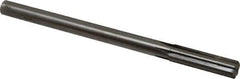Made in USA - 0.614" Carbide-Tipped 6 Flute Chucking Reamer - Straight Flute, 9/16" Straight Shank, 2-1/4" Flute Length, 9" OAL - USA Tool & Supply