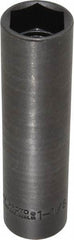 Proto - 1/2" Drive 1-1/8" Deep Impact Socket - 6 Points, 5-3/4" OAL - USA Tool & Supply