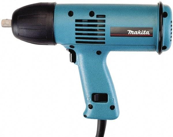 Makita - 1/2" Drive, 260 Ft/Lb Torque, Pistol Grip Handle, 2,000 RPM, Impact Wrench - 3.5 Amps, 120 Volts - USA Tool & Supply