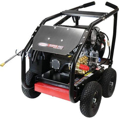 Simpson - Gas, 22.1 hp, 5,000 psi, 5 GPM, Cold Water Pressure Washer - Comet Triplex, 50' x 3/8" Hose - USA Tool & Supply