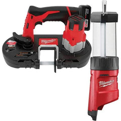 Milwaukee Tool - Cordless Portable Bandsaws Voltage: 12 Battery Chemistry: Lithium-Ion - USA Tool & Supply