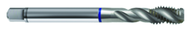 M16x2.0 6H 4-Flute PM Cobalt Blue Ring Semi-Bottoming 40 degree Spiral Flute Tap-Bright - USA Tool & Supply