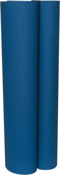 Norton - 37" Wide x 75" OAL, 80 Grit, Zirconia Alumina Abrasive Belt - Zirconia Alumina, Medium, Coated, Y Weighted Cloth Backing, Wet/Dry, Series R824 - USA Tool & Supply