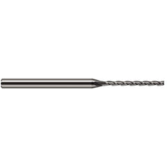 Harvey Tool - 3/16", 2-1/4" LOC, 3/16" Shank Diam, 4" OAL, 4 Flute Solid Carbide Square End Mill - Exact Industrial Supply