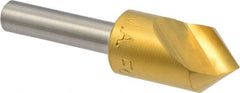 M.A. Ford - 1/2" Head Diam, 1/4" Shank Diam, 1 Flute 82° High Speed Steel Countersink - USA Tool & Supply