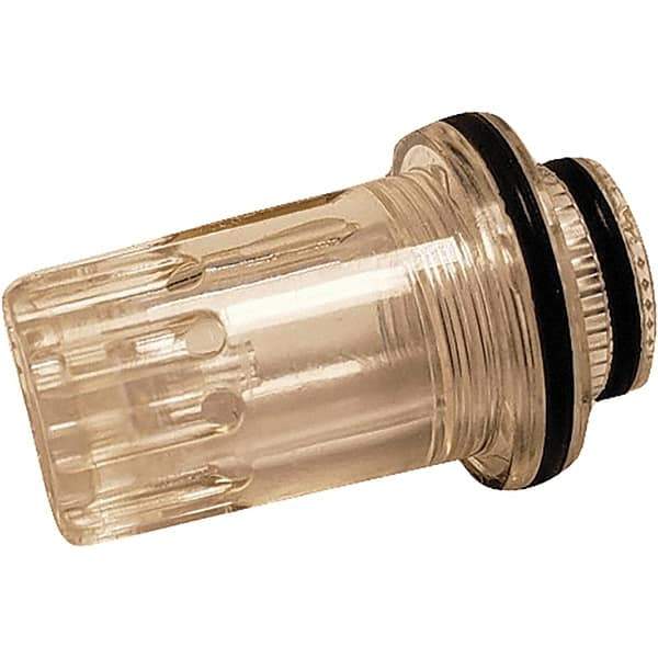 Dynabrade - 55 CFM Max Air Flow, 145 Max psi, Sight Dome Assembly - 140°F Max, For Use with 10671, 10673, 10675, 10677, 10679, 10681 - USA Tool & Supply