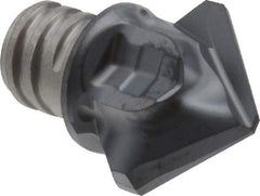 Iscar - MM HDF Grade IC908 Carbide Chamfer Milling Tip Insert - TiAlN Finish, 2 Flutes, 15.7mm Cutting Diam, 14mm Extension - USA Tool & Supply