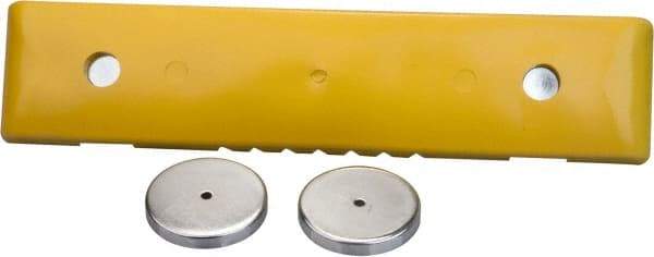 PRO-SAFE - 18" Long x 4" Wide x 1" High, Bumper - Yellow, Plastic - USA Tool & Supply