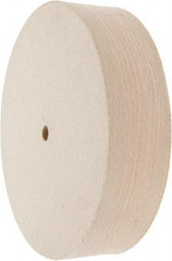 Value Collection - 8" Diam x 2" Thick Unmounted Buffing Wheel - 1 Ply, Polishing Wheel, 1/2" Arbor Hole, Hard Density - USA Tool & Supply