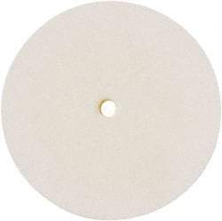 Value Collection - 8" Diam x 1" Thick Unmounted Buffing Wheel - 1 Ply, Polishing Wheel, 1/2" Arbor Hole, Hard Density - USA Tool & Supply