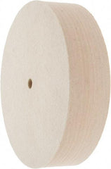 Value Collection - 8" Diam x 2" Thick Unmounted Buffing Wheel - 1 Ply, Polishing Wheel, 1/2" Arbor Hole, Medium Density - USA Tool & Supply