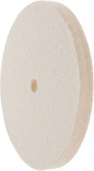 Value Collection - 6" Diam x 1/2" Thick Unmounted Buffing Wheel - 1 Ply, Polishing Wheel, 1/2" Arbor Hole, Soft Density - USA Tool & Supply