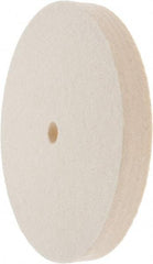 Value Collection - 6" Diam x 3/4" Thick Unmounted Buffing Wheel - 1 Ply, Polishing Wheel, 1/2" Arbor Hole, Soft Density - USA Tool & Supply