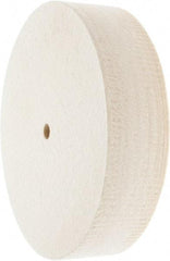 Value Collection - 8" Diam x 2" Thick Unmounted Buffing Wheel - 1 Ply, Polishing Wheel, 1/2" Arbor Hole, Soft Density - USA Tool & Supply