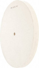 Value Collection - 10" Diam x 3/4" Thick Unmounted Buffing Wheel - 1 Ply, Polishing Wheel, 1/2" Arbor Hole, Hard Density - USA Tool & Supply