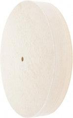 Value Collection - 12" Diam x 2" Thick Unmounted Buffing Wheel - 1 Ply, Polishing Wheel, 1/2" Arbor Hole, Soft Density - USA Tool & Supply