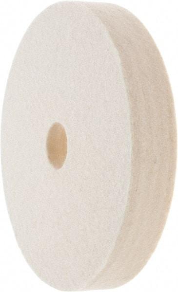 Value Collection - 6" Diam x 1" Thick Unmounted Buffing Wheel - 1 Ply, Polishing Wheel, 1" Arbor Hole, Soft Density - USA Tool & Supply