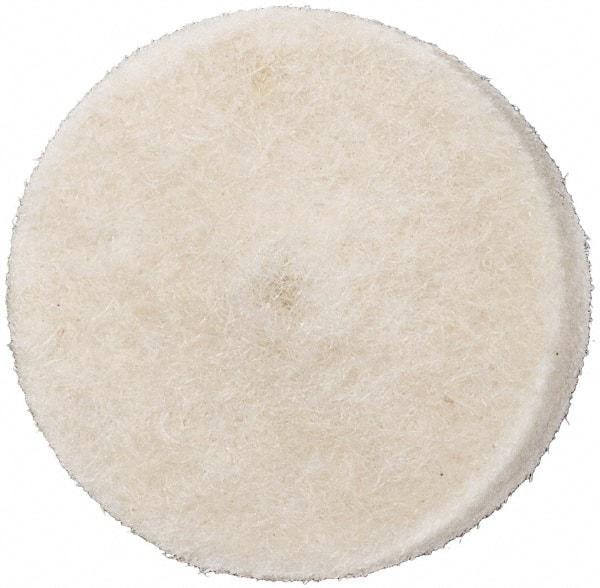 Value Collection - 1/2" Diam x 1/8" Thick Unmounted Buffing Wheel - 1 Ply, Polishing Wheel, 1/8" Arbor Hole, Medium Density - USA Tool & Supply