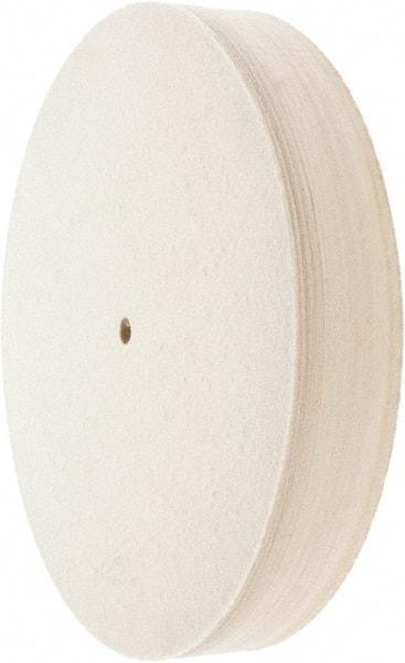 Value Collection - 12" Diam x 2" Thick Unmounted Buffing Wheel - 1 Ply, Polishing Wheel, 1/2" Arbor Hole, Medium Density - USA Tool & Supply