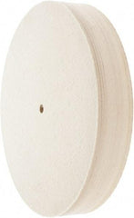 Value Collection - 12" Diam x 2" Thick Unmounted Buffing Wheel - 1 Ply, Polishing Wheel, 1/2" Arbor Hole, Medium Density - USA Tool & Supply