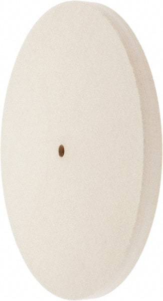 Value Collection - 12" Diam x 3/4" Thick Unmounted Buffing Wheel - 1 Ply, Polishing Wheel, 1/2" Arbor Hole, Hard Density - USA Tool & Supply